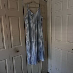 Old Navy Light Blue and White Striped Cami